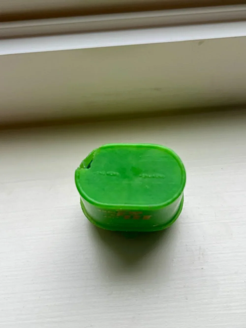 Vintage Meier & Frank Rain Bonnet Green Plastic Mini Purse Case Pink Flower